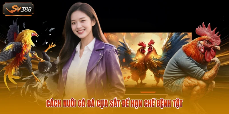 Cách Nuôi Gà Đá Cựa Sắt - Bí Quyết Luyện Chiến Kê Dũng Mãnh 3 Cách nuôi gà đá cựa sắt để hạn chế bệnh tật