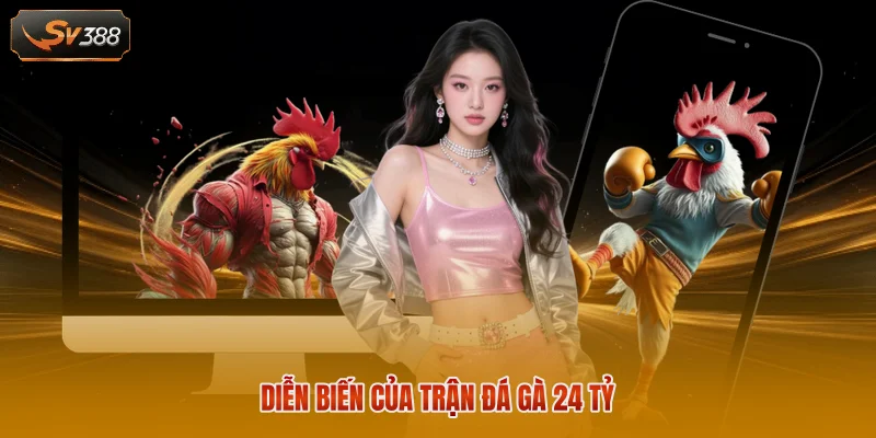 Diễn biến của trận đá gà 24 tỷ